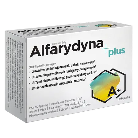 ALFARYDYNA PLUS, kapsułki, 30 szt.