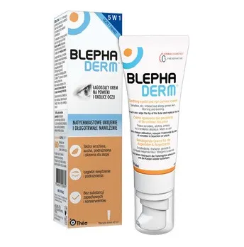 BLEPHADERM, krem na powieki i okolice oczu łagodzący, 40 ml