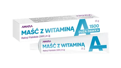 Amara, maść z witaminą A, 25 g