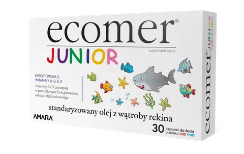 ECOMER JUNIOR, kapsułki do żucia, 30 szt.