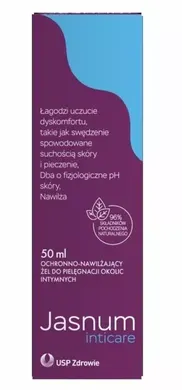 JASNUM INTICARE, żel do pielęgnacji okolic intymnych, 50 ml