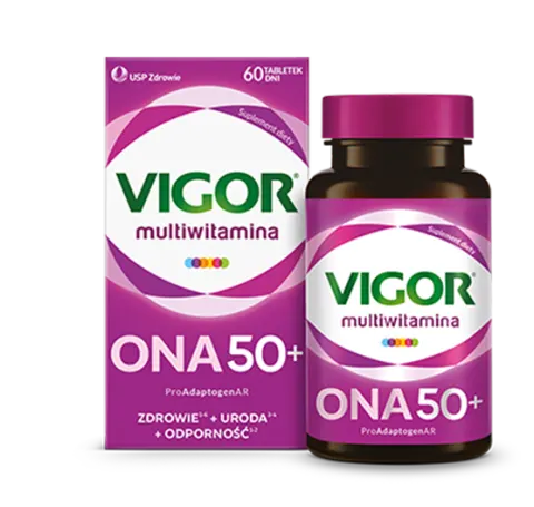 VIGOR MULTIWITAMINA ONA 50+, tabletki, 90 szt.