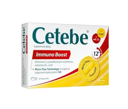 CETEBE IMMUNO BOOST, kapsułki, 30 szt.