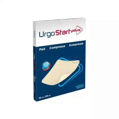 URGOSTART PLUS PAD, opatrunek 15 cm x 20 cm, 10 szt.