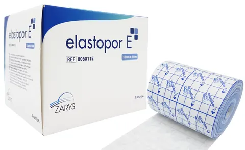 Taśma opatrunkowa włókninowa 10cmx10m ELASTOPOR E Zarys