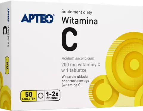 APTEO WITAMINA C 200, tabletki, 50 szt.