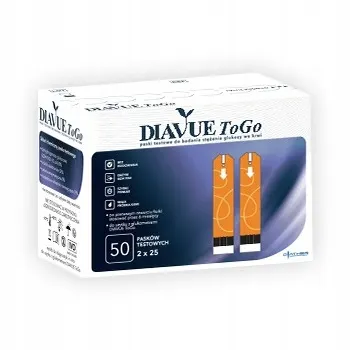 DIAVUE TOGO, paski testowe, 50 szt.