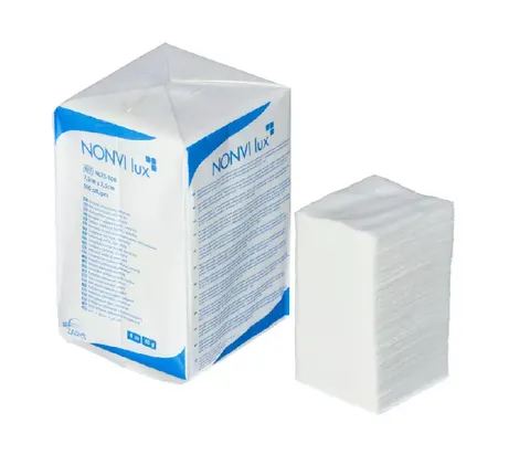 Kompres włókninowy niejałowy 30G4W 7,5x7,5cm 100szt NONVI LUX Zarys