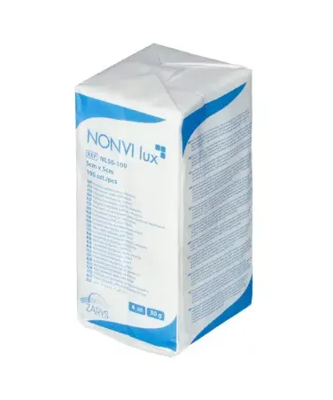Kompres włókninowy niejałowy 30G4W 5x5cm 100szt NONVI LUX Zarys