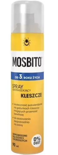 MOSBITO, spray odstraszający kleszcze, 90 ml