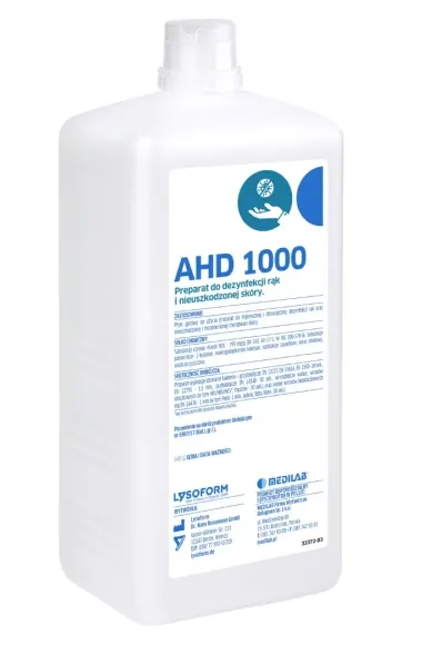AHD 1000 Płyn do dezynfekcji rąk i skóry - 1L