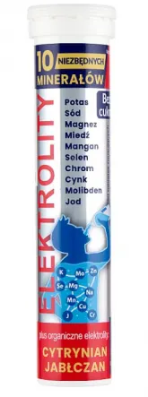 ELEKTROLITY 10 MINERAŁÓW, tabletki musujące, 20 szt.