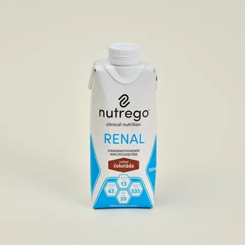 NUTREGO RENAL, smak czekoladowy płyn, 330 ml