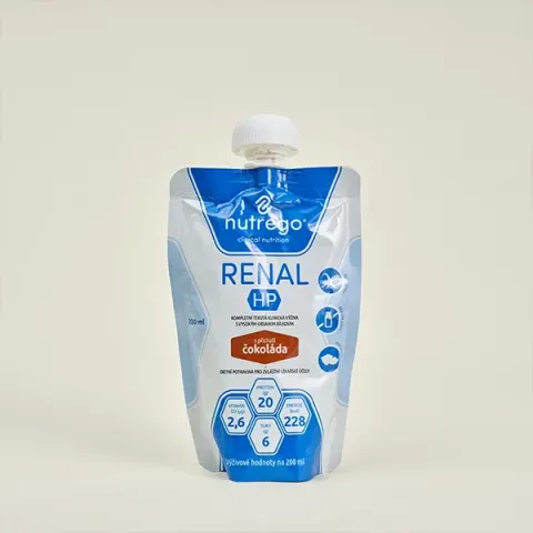 NUTREGO RENAL HP, smak czekoladowy płyn, 200 ml