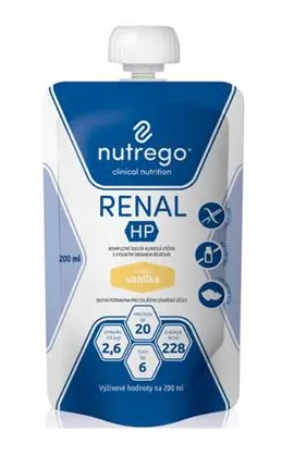 NUTREGO RENAL HP, smak waniliowy płyn, 200 ml