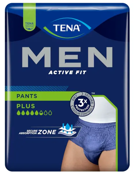 TENA MEN PANTS PLUS OTC EDITION, majtki chłonne, rozmiar S/M, 9 szt.