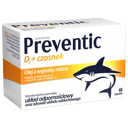 PREVENTIC D3, kapsułki, 60 szt.