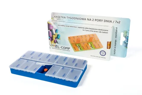 KASETKA DO LEKÓW, 2 pory, 1 szt.