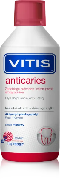 VITIS ANTICARIES, płyn do płukania jamy ustnej, 500 ml
