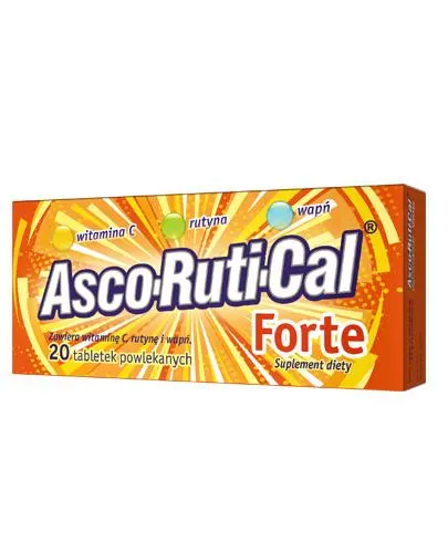 ASCORUTICAL FORTE, tabletki powlekane, 20 szt.