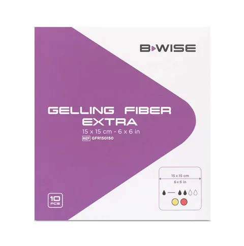 BWISE Opatrunek żelujący – Gelling Fiber Extra, 15x15 cm, 10 szt (1)