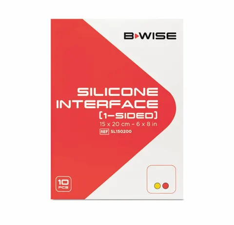 BWISE, Bezpośredni opatrunek z miękkiego silikonu, 15 cm x 20 cm, 10 szt. (1)