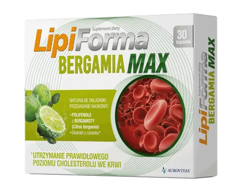 LIPIFORMA BERGAMIA MAX, kapsułki, 30 szt.