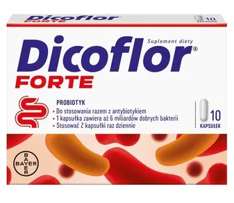 DICOFLOR FORTE, kapsułki, 10 szt.