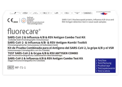 FLUORECARE TEST COMBO, 4w1 COVID-19, Grypa A/B, RSV, 25 szt.