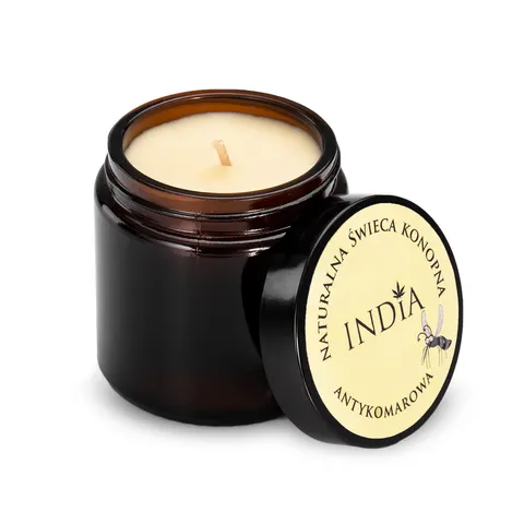 INDIA ŚWIECA KONOPNA ANTYKOMAROWA 90 G