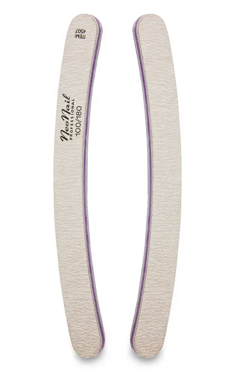 Neonail Pilnik Szary Banan 100/180