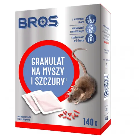 BROS granulat na myszy i szczury 140g