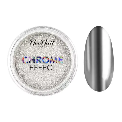 Neonail Pyłek Chrome Effect Silver