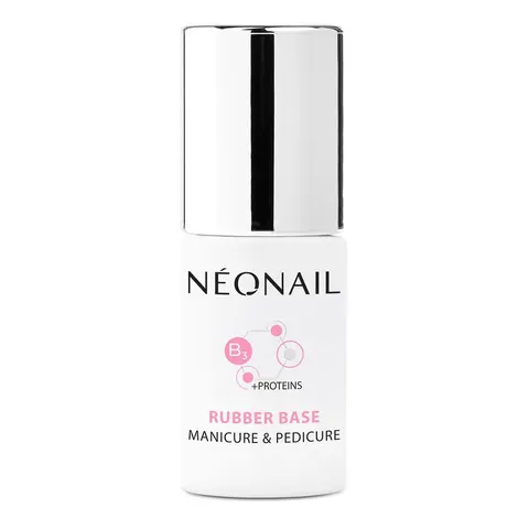 Neonail Baza Hybrydowa Rubber Base Manicure & Pedicure 7,2 ml Lakier