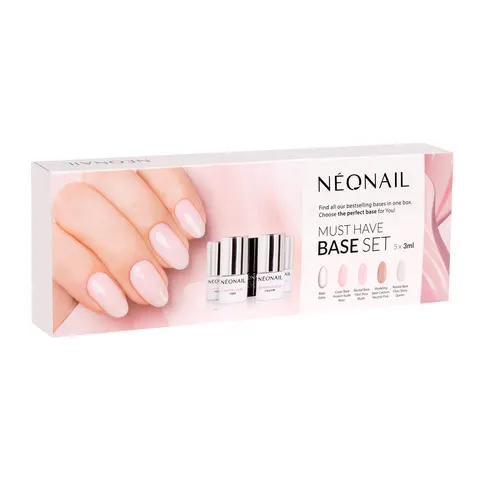 Neonail Zestaw Must Have Base Set 5 Lakierów 3 ml