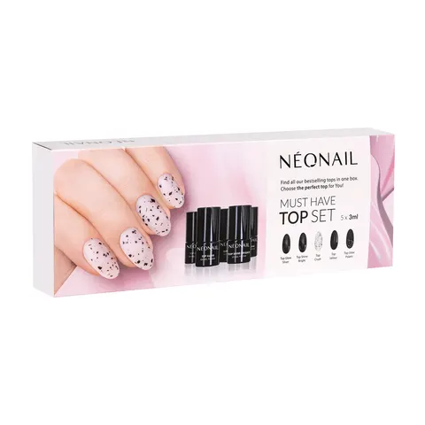 Neonail Zestaw Must Have Top Set 5 Lakierów 3 ml