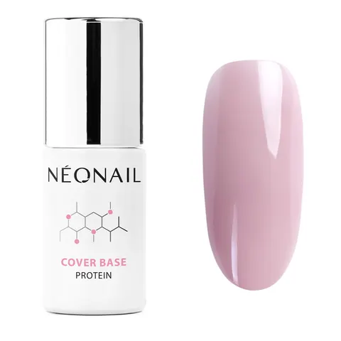 Neonail Baza Hybrydowa Cover Base Protein Light Nude 7,2 ml