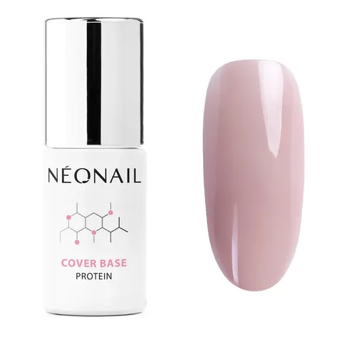 Neonail Baza Hybrydowa Cover Base Protein Soft Nude 7,2 ml