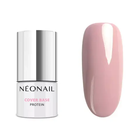 Neonail Lakier Hybrydowy Cover Base Protein Natural Nude Mini 3 ml