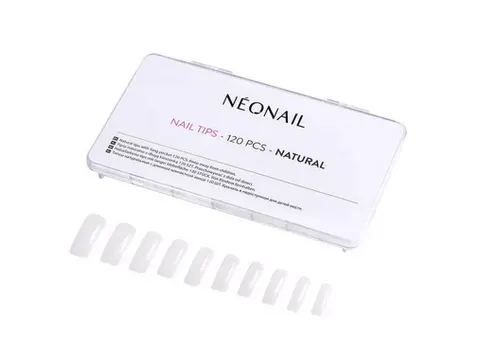Neonail Tipsy Naturalne 120 szt z Długą Kieszonką