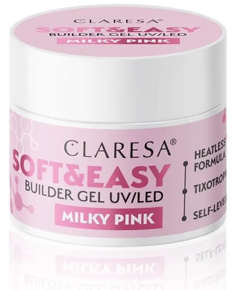 Claresa Żel Budujący Milky Pink 45g