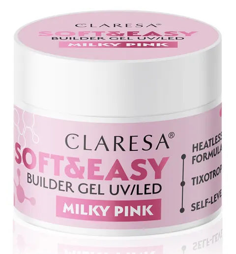 Claresa Żel Budujący Milky Pink 90g