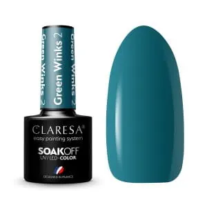 Claresa Green Winks 2 Lakier Hybrydowy 5g