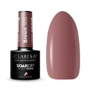 Claresa Brown 305 Lakier Hybrydowy 5g