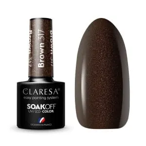 Claresa Brown 317 Lakier Hybrydowy 5g