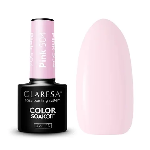 Claresa Pink 504 Lakier Hybrydowy 5g