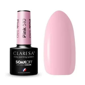 Claresa Pink 510 Lakier Hybrydowy 5g
