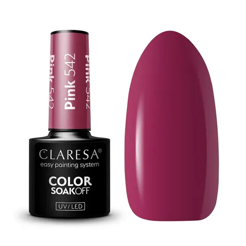 Claresa Pink 542 Lakier Hybrydowy 5g