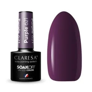 Claresa Purple 621 Lakier Hybrydowy 5g