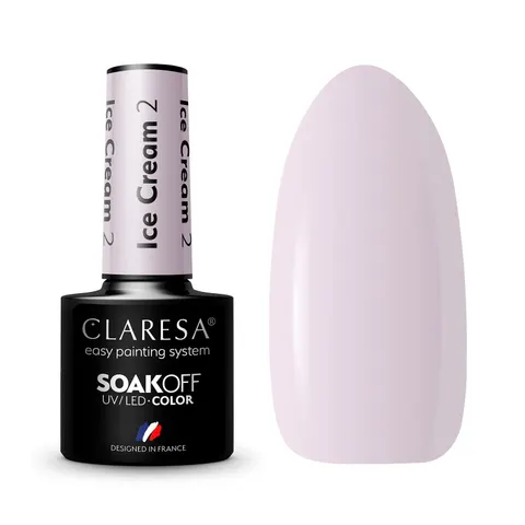Claresa Ice Cream 2 Lakier Hybrydowy 5g